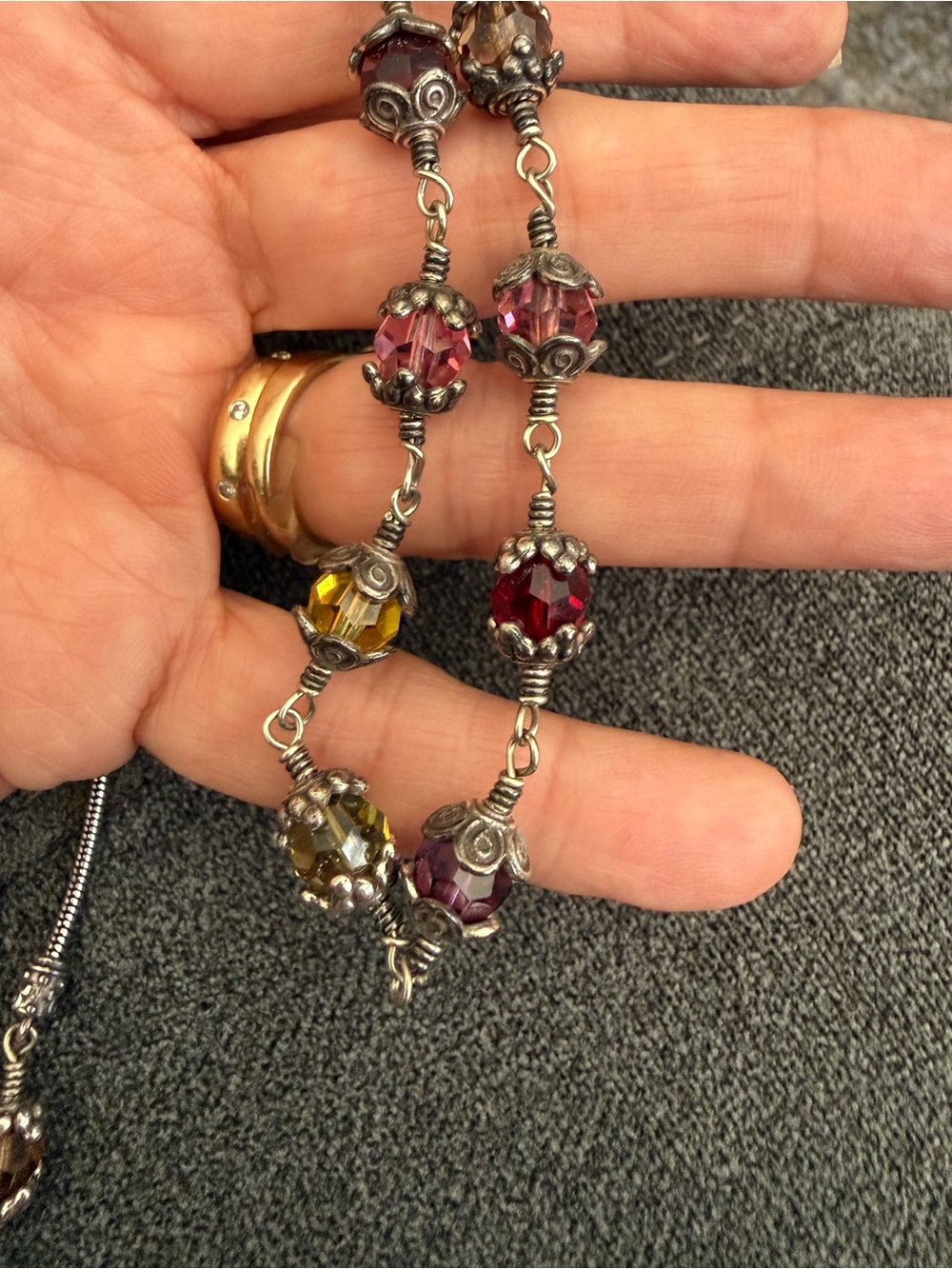 Brighton Crystal Bead Necklace and Bracelet Set - Picture 4 of 8